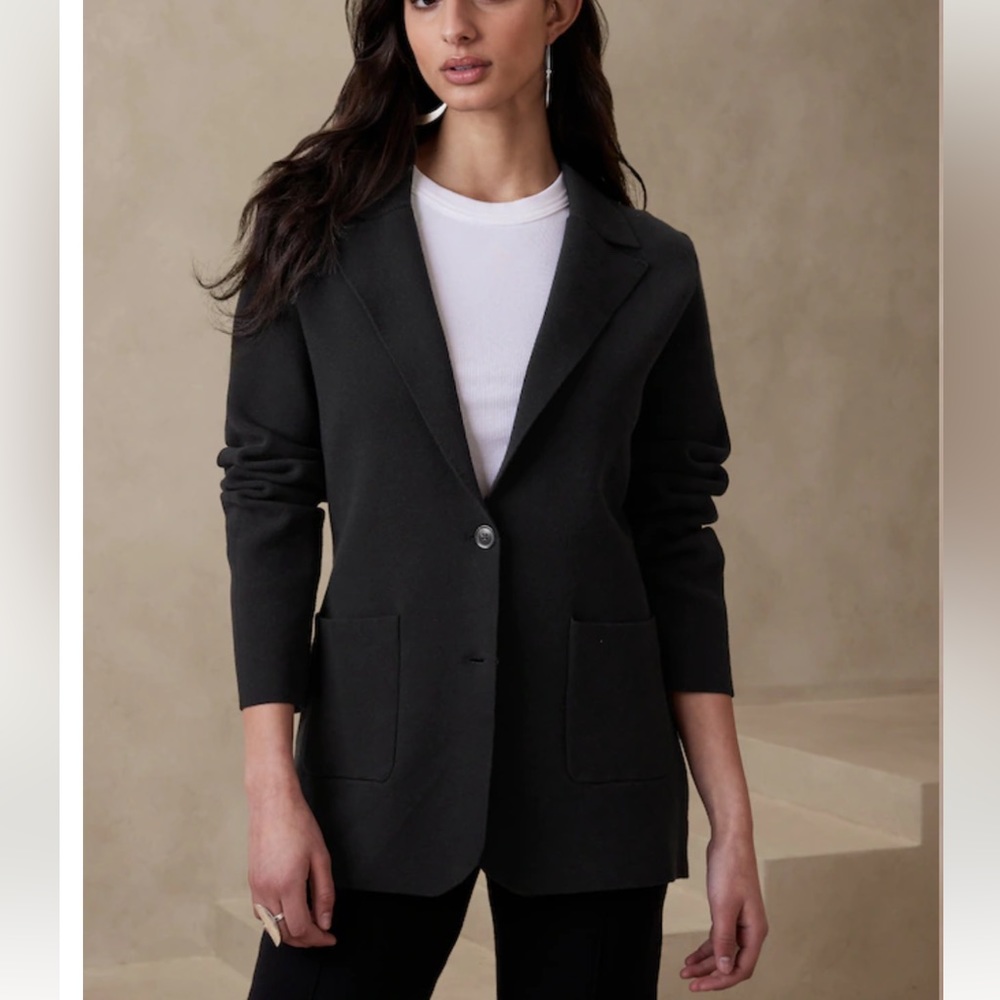 Banana Republic Milano Sweater Blazer 580570